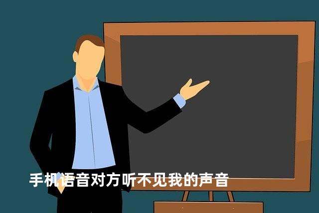 手机语音对方听不见我的声音
