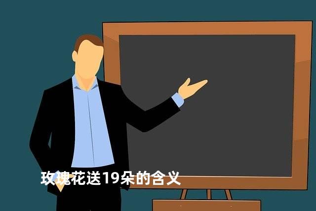 玫瑰花送19朵的含义