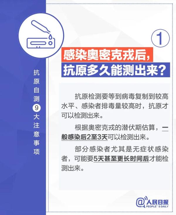 感染奥密克戎后抗原多久能测出来？为什么发烧后抗原结果不显示？