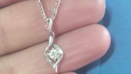 8岁女孩情人节收到铂金钻石项链 8岁女孩被同学送2万多钻石项链