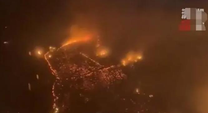 夏威夷野火致近百人死 遗骸一碰就碎 画面曝光举目所见全是燃烧的火苗