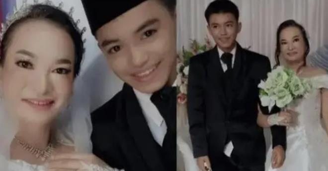 印尼41岁富婆与闺蜜16岁儿子结婚 聚会上相识建立了一种特殊情感
