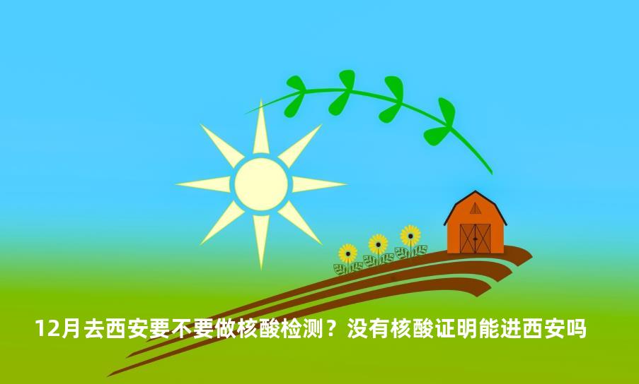 12月去西安要不要做核酸检测？没有核酸证明能进西安吗