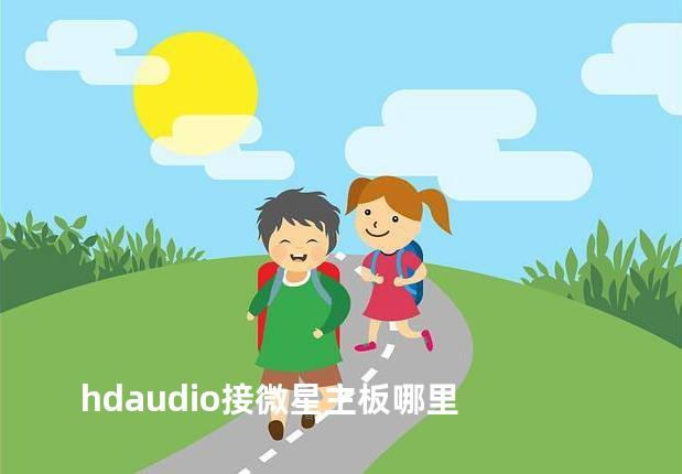 hdaudio接微星主板哪里