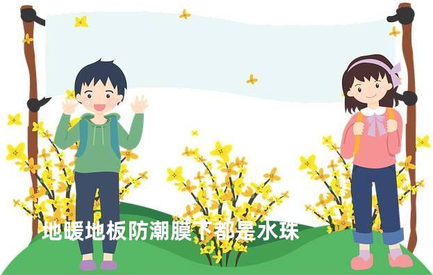 地暖地板防潮膜下都是水珠