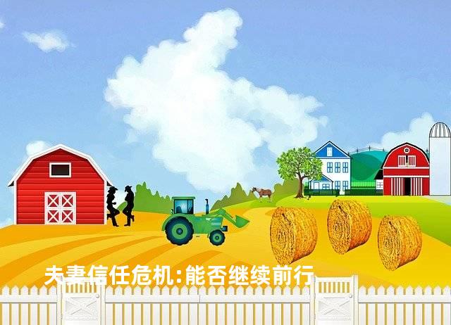 夫妻信任危机:能否继续前行