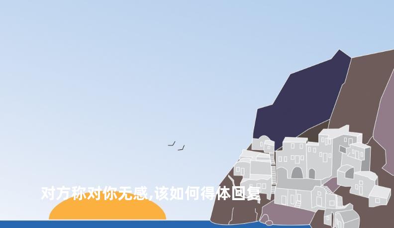 对方称对你无感,该如何得体回复