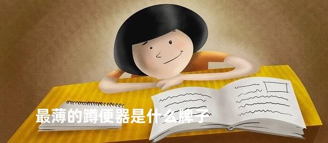 最薄的蹲便器是什么牌子