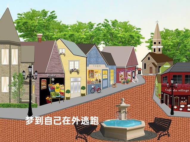 梦到自己在外逃跑