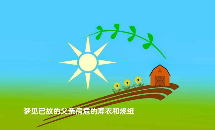 梦见已故的父亲病危的寿衣和烧纸