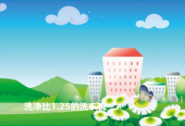 洗净比1.25的洗衣机