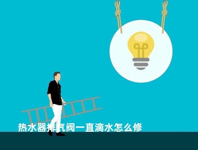 热水器排气阀一直滴水怎么修