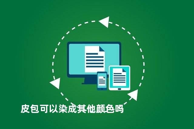 皮包可以染成其他颜色吗
