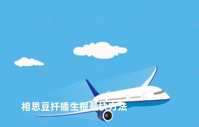 相思豆扦插生根最快方法