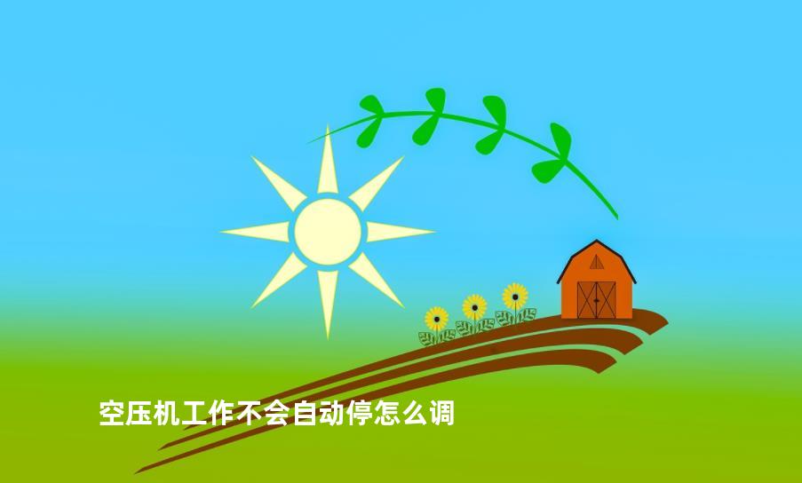 空压机工作不会自动停怎么调