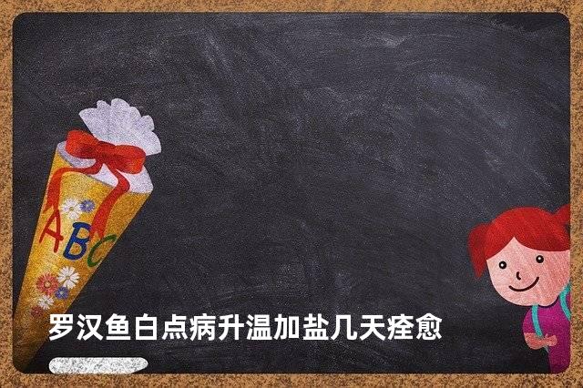 罗汉鱼白点病升温加盐几天痊愈