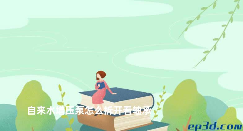 自来水增压泵怎么拆开看轴承