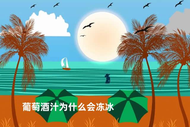 葡萄酒汁为什么会冻冰